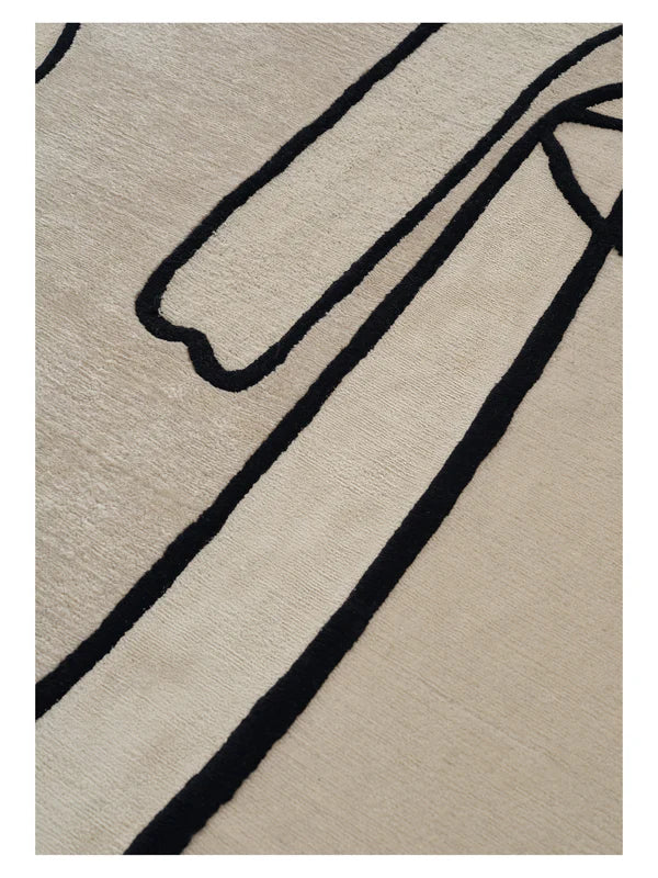 Slanted Self vægtæppe, 190 x 230 cm fra Linie Design - 3 - Jacobsen Plus