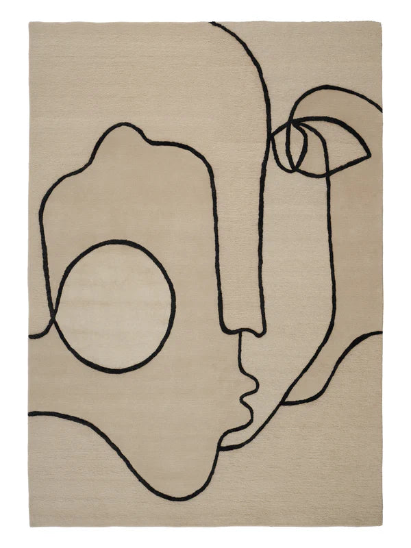 Self Mirage Tæppe fra Linie Design - 170 x 240 cm - Jacobsen Plus