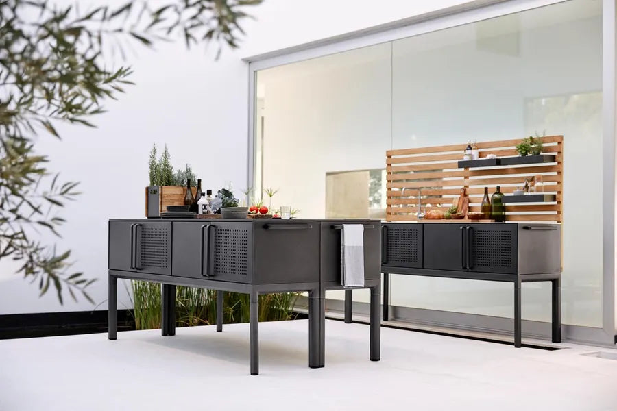 Teak Væg til Drop Hovedmodul fra Cane-line - 4 - Jacobsen Plus