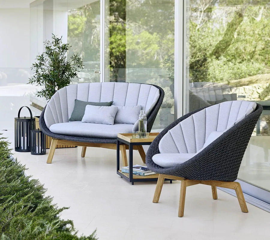 Peacock 2-pers. Sofa, Soft Rope fra Cane-line - 1 - Jacobsen Plus