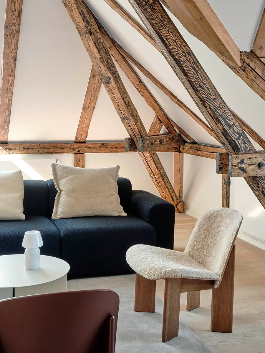 Chisel Lounge Chair m/polstring fra Hay