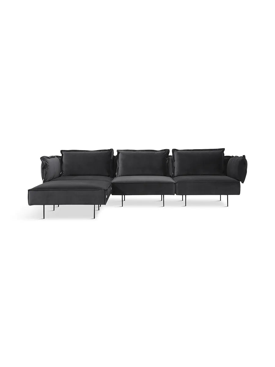 Chaiselounge sofa fra HANDVÄRK - Dark grey - Jacobsen Plus