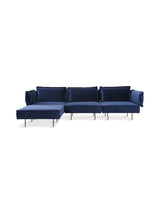 Chaiselounge sofa fra HANDVÄRK - Royal blue - Jacobsen Plus