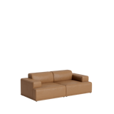 Connect Soft Modular 2 pers. sofa, kombination 1 fra Muuto - Refine læder - Jacobsen Plus