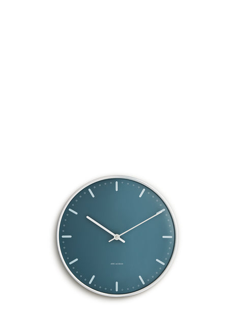 City hall vægur, blå af Arne Jacobsen (Ø: 21) - 1 - Jacobsen Plus