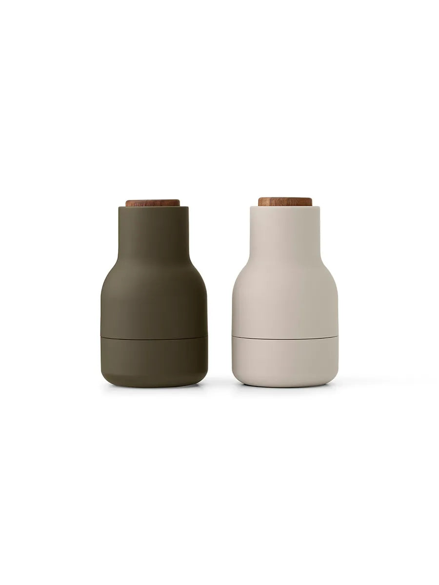 Bottle Grinder Small, hunting green/beige fra Audo Copenhagen