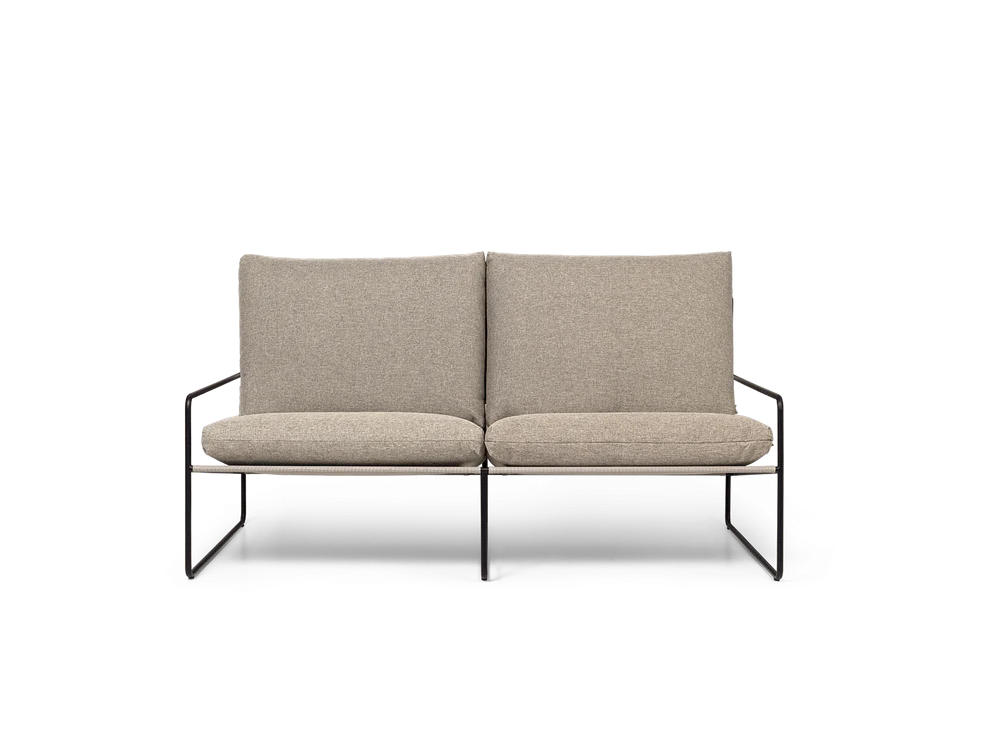 Desert 2-Seater fra Ferm Living - Black - Dolce - Dark Sand - Jacobsen Plus
