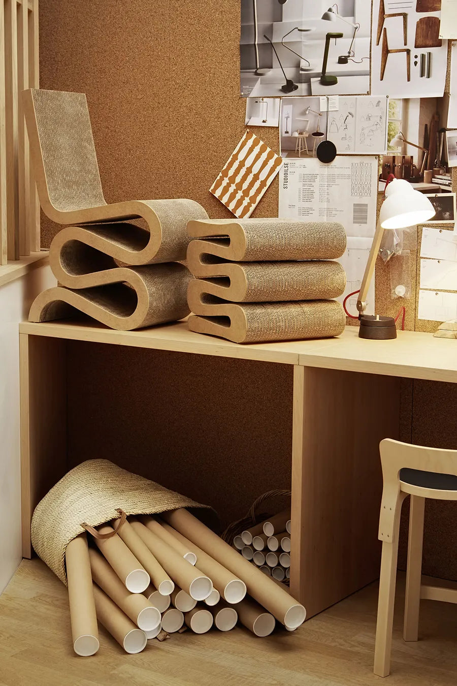 Wiggle Side Chair fra Vitra