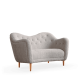 46 sofa, eg olie af Finn Juhl - Sheepskin - Moonlight - Jacobsen Plus