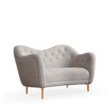 46 sofa, eg klar olie af Finn Juhl - Sheepskin - Moonlight - Jacobsen Plus