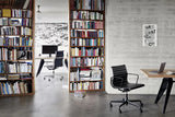 Aluminium Chair EA 119 kontorstol, sort læder fra Vitra - 4 - Jacobsen Plus