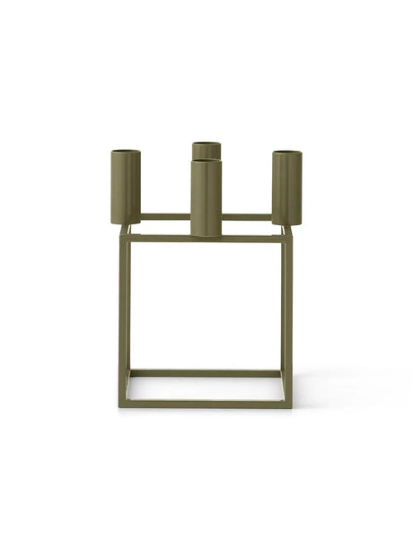 Kubus 4 Lysestage, olive fra Audo Copenhagen - 5 - Jacobsen Plus