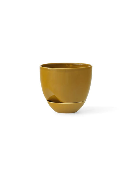 Hydrous Planter, ochre i Ø 12 cm fra Audo Copenhagen - 4 - Jacobsen Plus