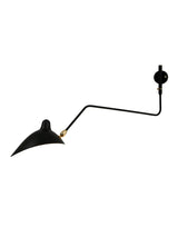 Big Wall Lamp w/1 Curved Arm af Serge Mouille - 1 - Jacobsen Plus