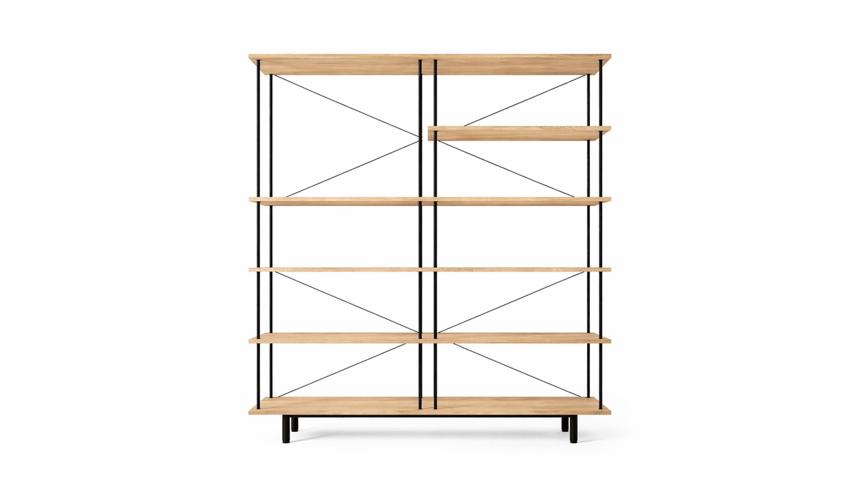 Seiton reol 5-1 R i eg fra Stellar Works - 1 - Jacobsen Plus