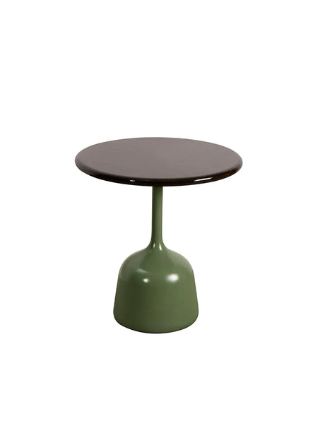 Glaze Sofabord, lille fra Cane-line - Black / Green aluminium - Jacobsen Plus