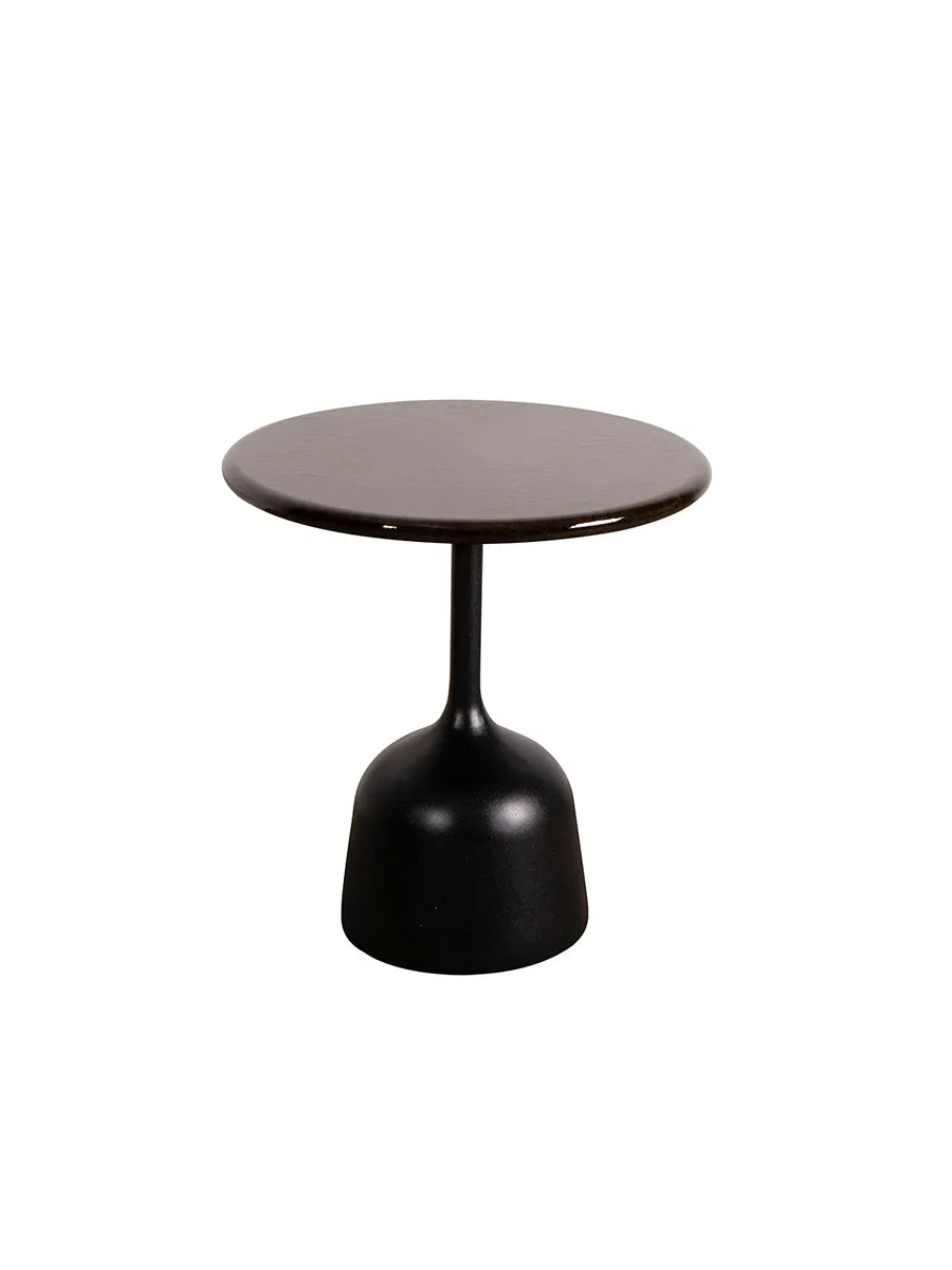 Glaze Sofabord, lille fra Cane-line - Black / Black aluminium - Jacobsen Plus