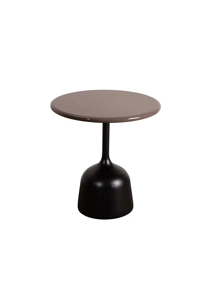 Glaze Sofabord, lille fra Cane-line - Taupe / Black aluminium - Jacobsen Plus
