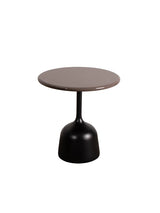 Glaze Sofabord, lille fra Cane-line - Taupe / Black aluminium - Jacobsen Plus