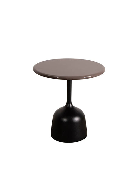 Glaze Sofabord, lille fra Cane-line - Taupe / Black aluminium - Jacobsen Plus