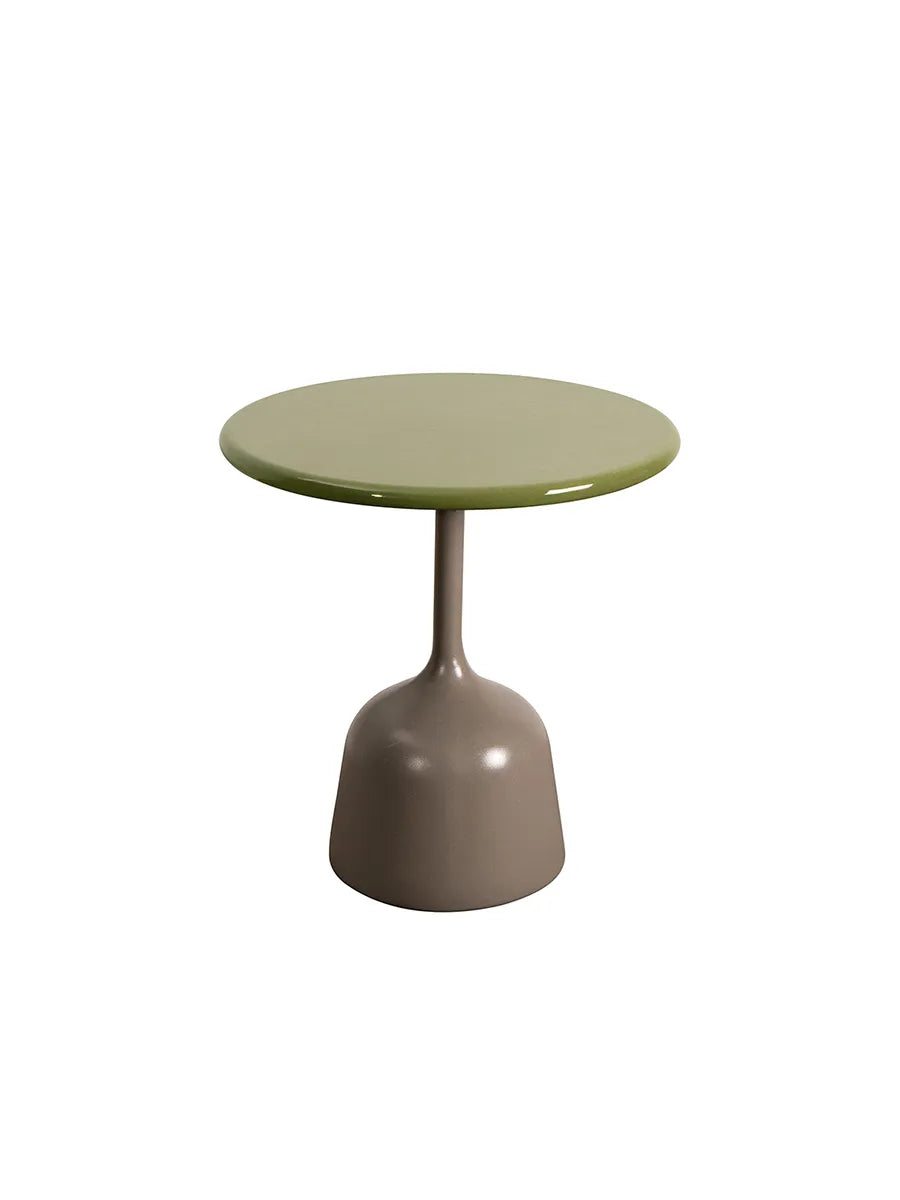 Glaze Sofabord, lille fra Cane-line - Green / Taupe aluminium - Jacobsen Plus