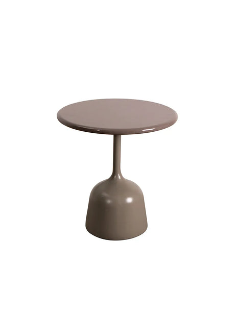 Glaze Sofabord, lille fra Cane-line - Taupe / Taupe aluminium - Jacobsen Plus