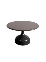 Glaze Sofabord, stor fra Cane-line - Taupe / Black aluminium - Jacobsen Plus