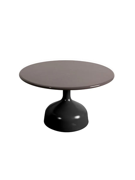 Glaze Sofabord, stor fra Cane-line - Taupe / Black aluminium - Jacobsen Plus