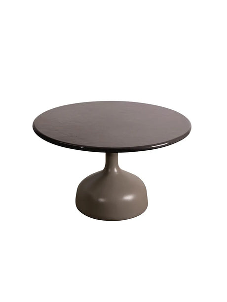 Glaze Sofabord, stor fra Cane-line - Black / Taupe aluminium - Jacobsen Plus