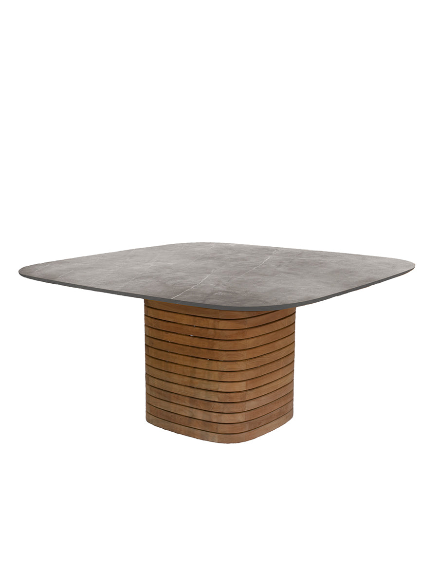 Mellow havebord, kvadratisk fra Cane-line - Taupe - Jacobsen Plus