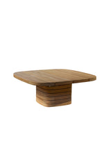 Mellow udendørs sofabord, kvadratisk, small fra Cane-line - Teak - Jacobsen Plus