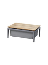 Conic Box bord fra Cane-line - Light grey - Jacobsen Plus