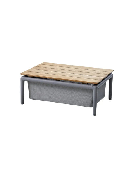 Conic Box bord fra Cane-line - Light grey - Jacobsen Plus