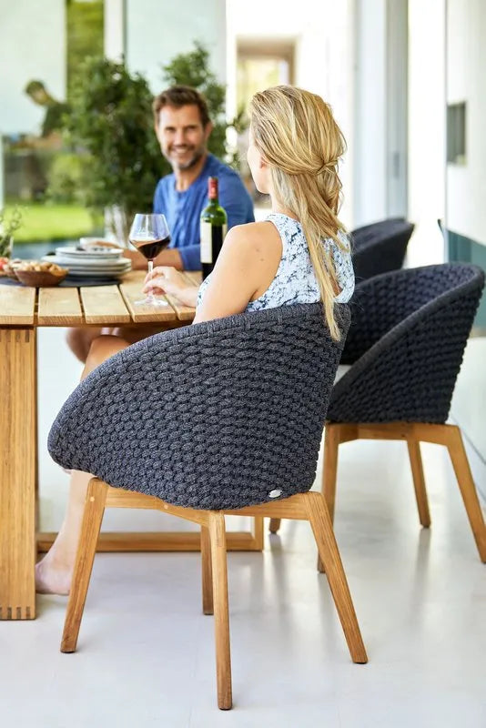 Peacock Stol, Soft Rope m/ben i teak fra Cane-line - 5 - Jacobsen Plus