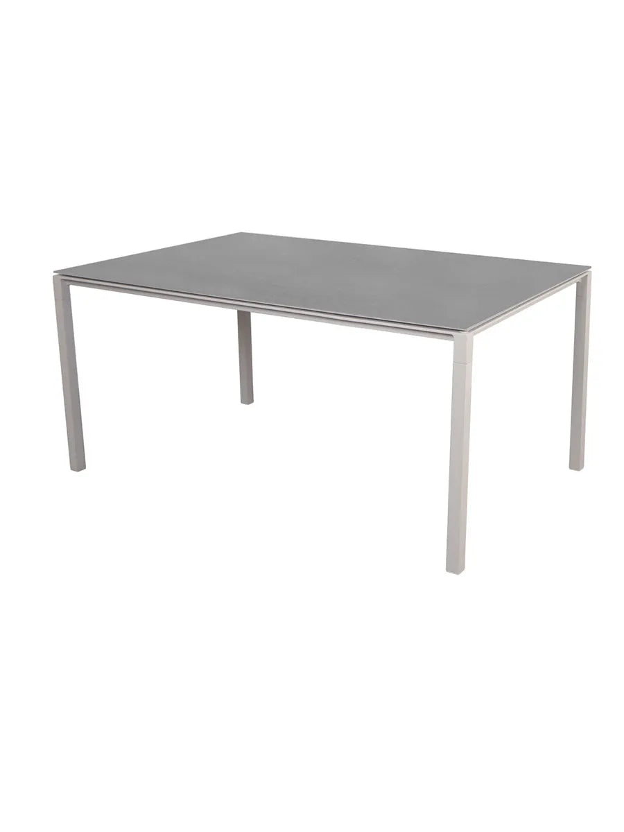 Pure Bord, 150x90 cm fra Cane-line - Basalt grey / Sand - Jacobsen Plus