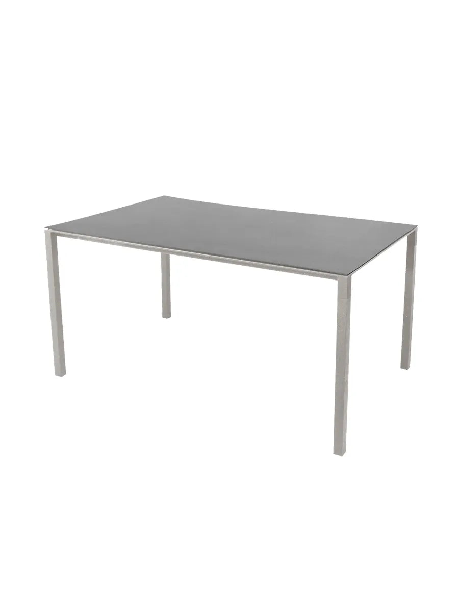 Pure Bord, 150x90 cm fra Cane-line - Basalt grey / Taupe - Jacobsen Plus