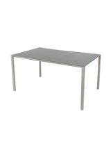 Pure Bord, 150x90 cm fra Cane-line - Basalt grey / Taupe - Jacobsen Plus
