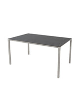 Pure Bord, 150x90 cm fra Cane-line - Nero Black / Taupe - Jacobsen Plus