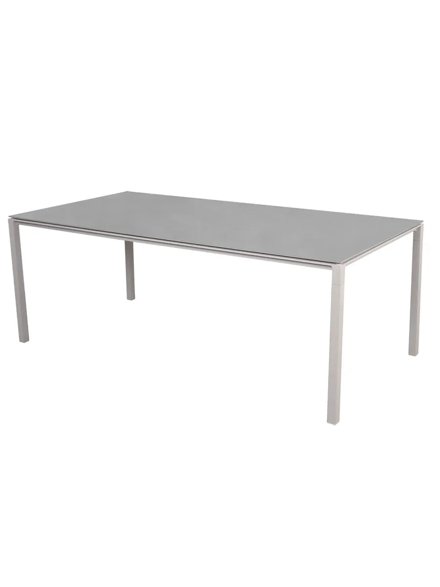 Pure Bord, 200x100 cm fra Cane-line - Sand / Concrete grey - Jacobsen Plus