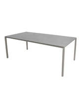 Pure Bord, 200x100 cm fra Cane-line - Taupe / Concrete grey - Jacobsen Plus