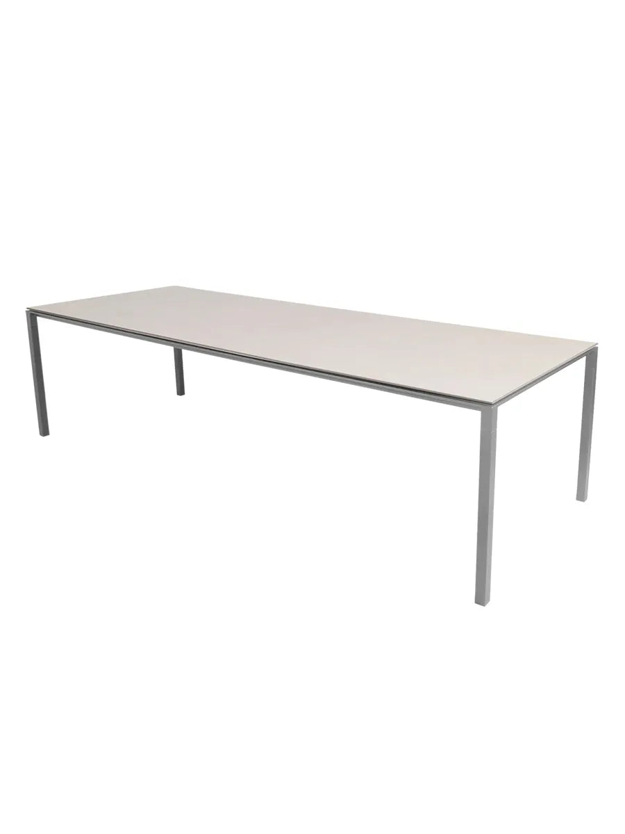 Pure Bord, 280x100 cm fra Cane-line - Light grey / Toscana Sand - Jacobsen Plus