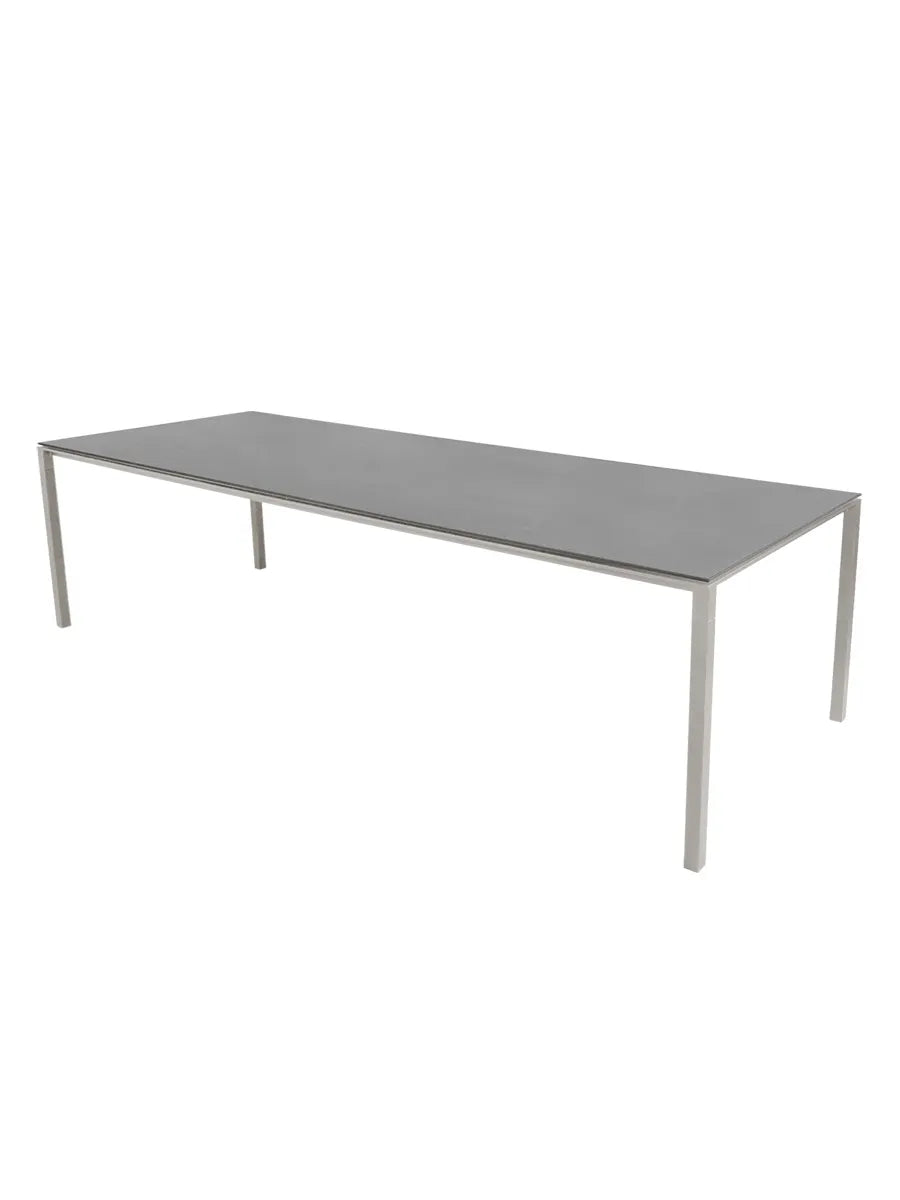 Pure Bord, 280x100 cm fra Cane-line - Sand / Basalt grey - Jacobsen Plus