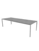 Pure Bord, 280x100 cm fra Cane-line - Sand / Basalt grey - Jacobsen Plus