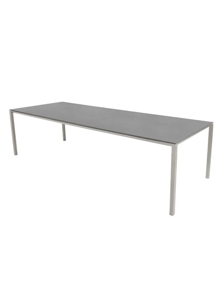 Pure Bord, 280x100 cm fra Cane-line - Sand / Basalt grey - Jacobsen Plus
