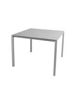 Pure Bord, 100x100 cm fra Cane-line - Light grey / Concrete grey - Jacobsen Plus