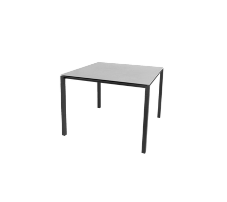 Pure Bord, 100x100 cm fra Cane-line - Lava grey / Concrete grey - Jacobsen Plus