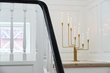 Karlsvognen Table Lysestage, messing fra Piet Hein - 2 - Jacobsen Plus