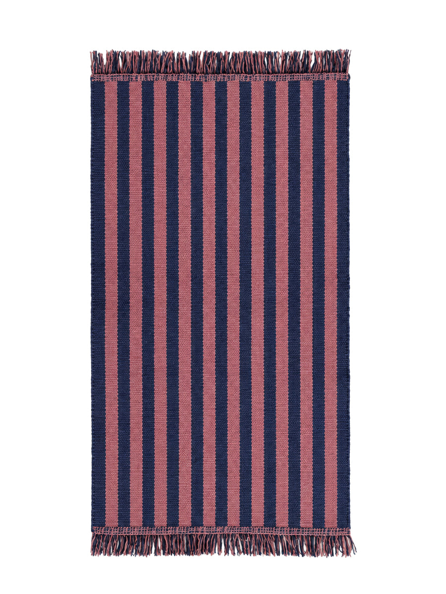 Stripes and Stripes Wool, 95 x 52 cm fra Hay - Navy Cacao - Jacobsen Plus