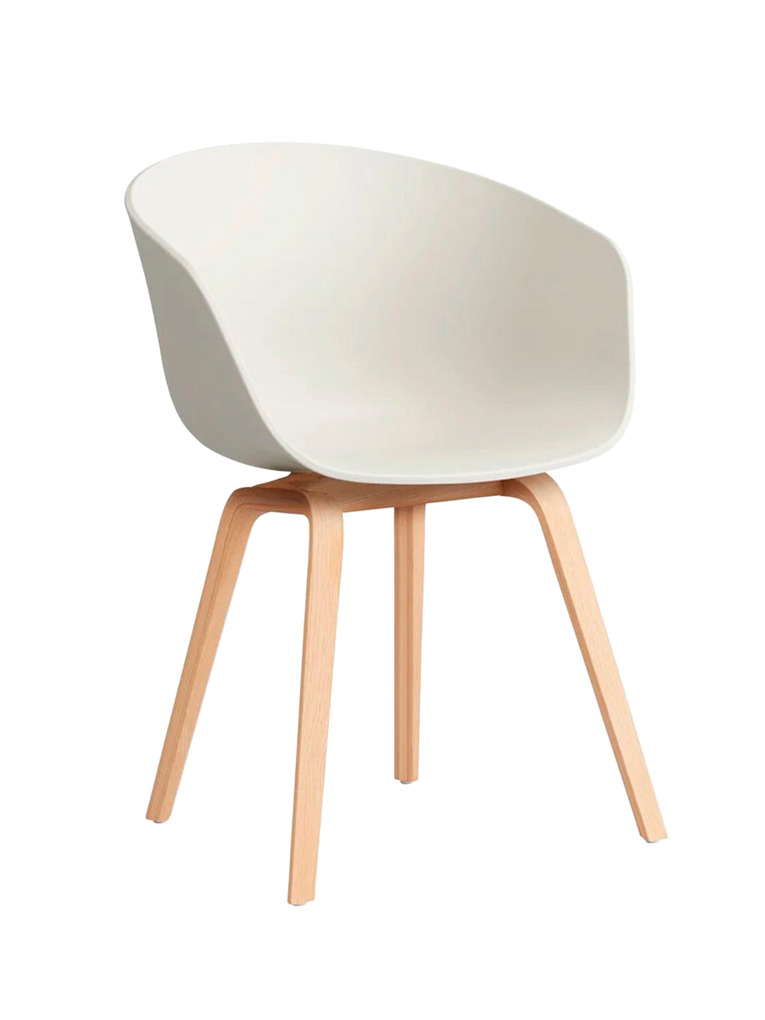 About a Chair AAC22, sæbebehandlet eg fra Hay - Melange Cream - Jacobsen Plus