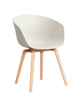 About a Chair AAC22, sæbebehandlet eg fra Hay - Melange Cream - Jacobsen Plus